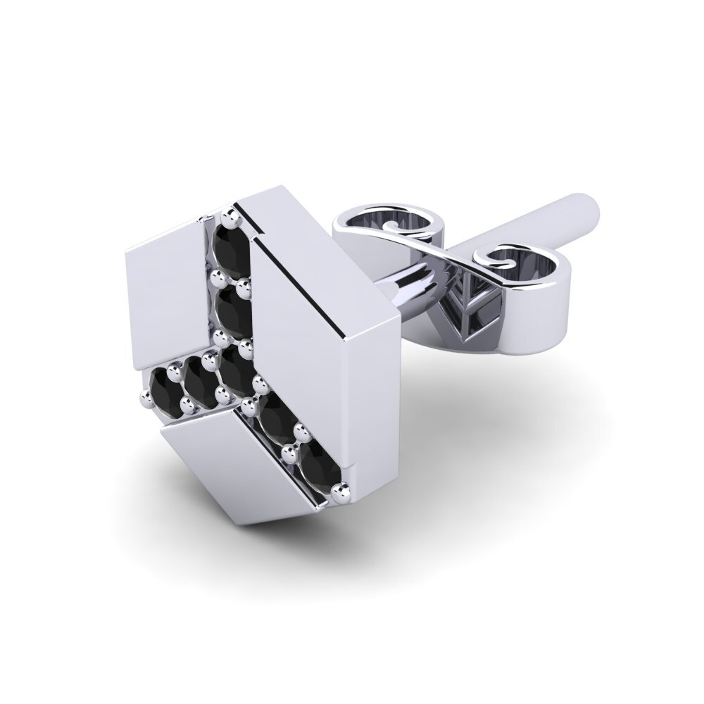 Black Onyx Men's Earring Fabiany
