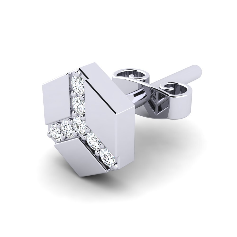 Zirconia Men's Earring Fabiany