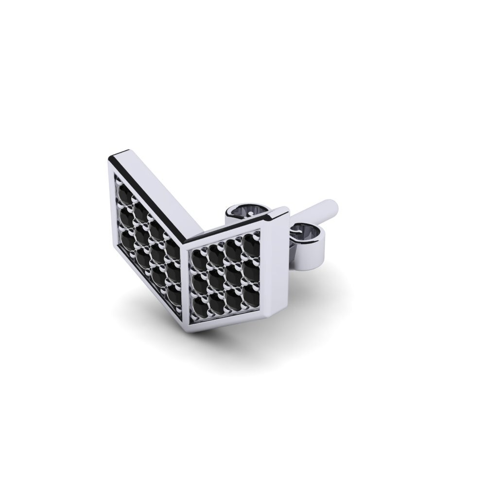 Black Diamond Men's Earring Gaddi