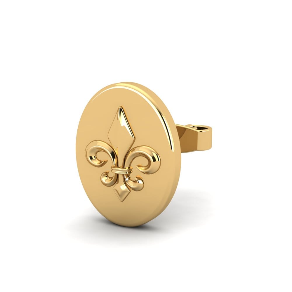 9k Oro Amarillo Pendiente para hombre Nickole