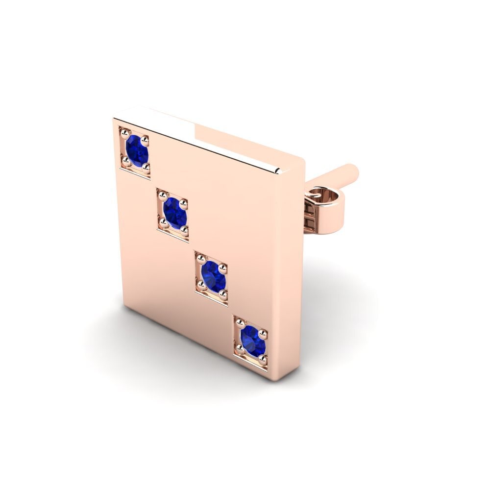 Sapphire Men's Earring Rester