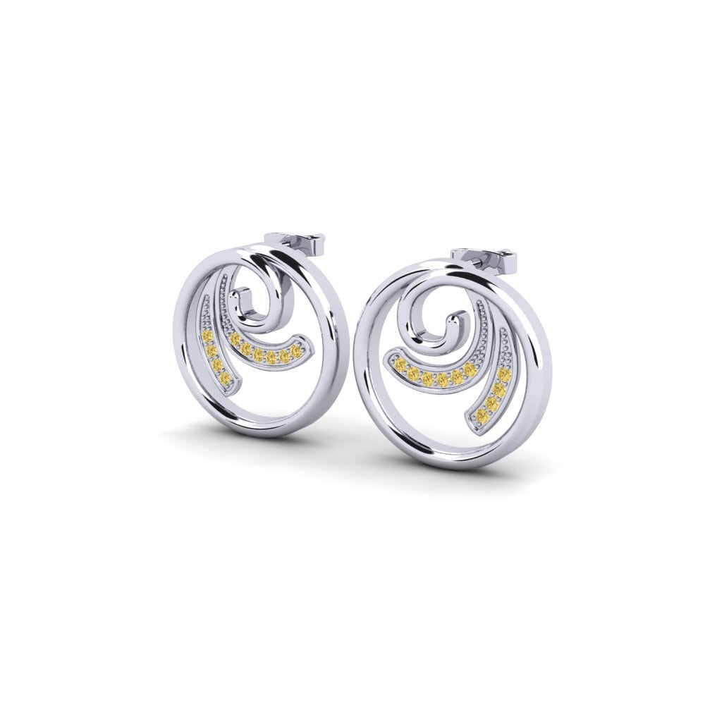 Yellow Diamond Women's Earring Aimer
