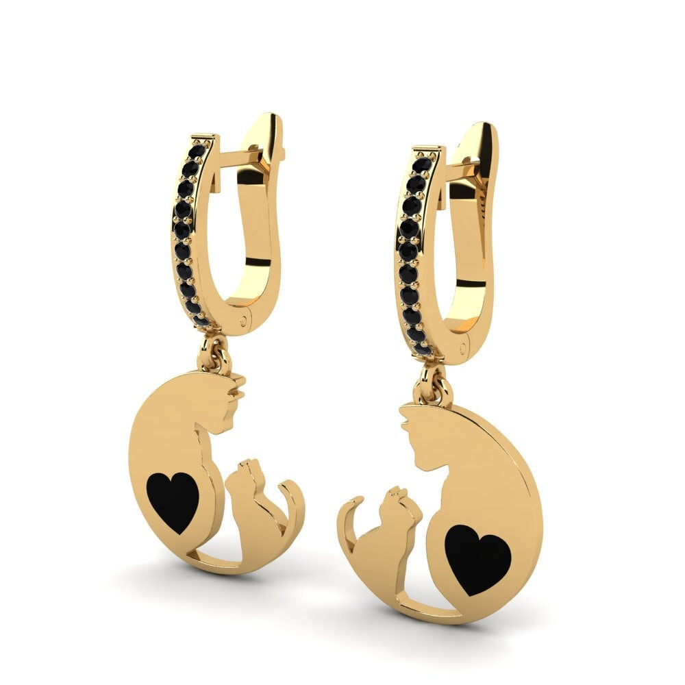 Black Sapphire Earring Ainesse