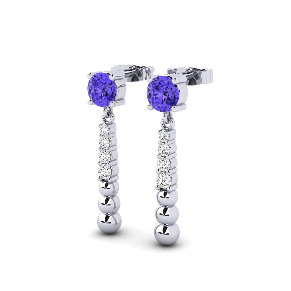 Tanzanite Women's Earring Allege