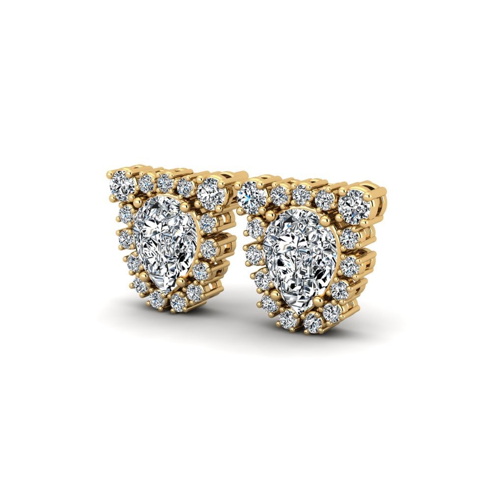 14ct Yellow Gold Women's Earring Aloi