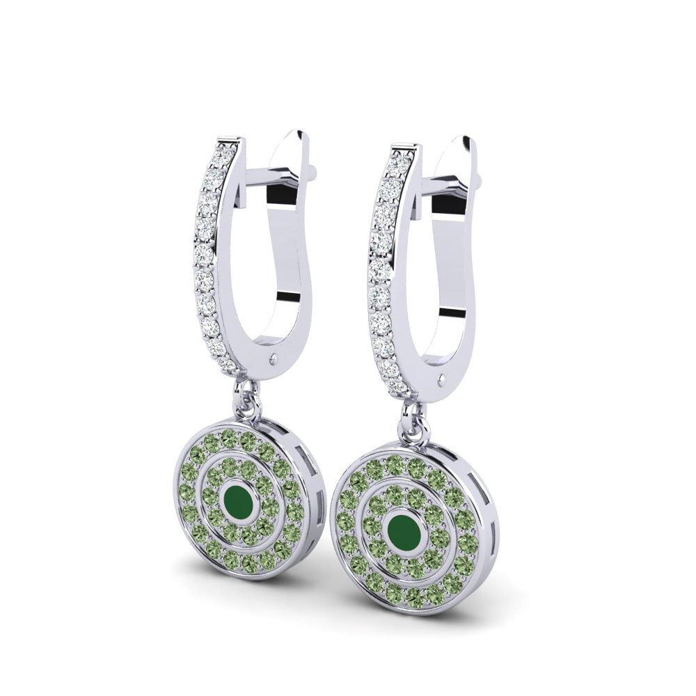 Diamante Verde Pendiente de mujer Beche