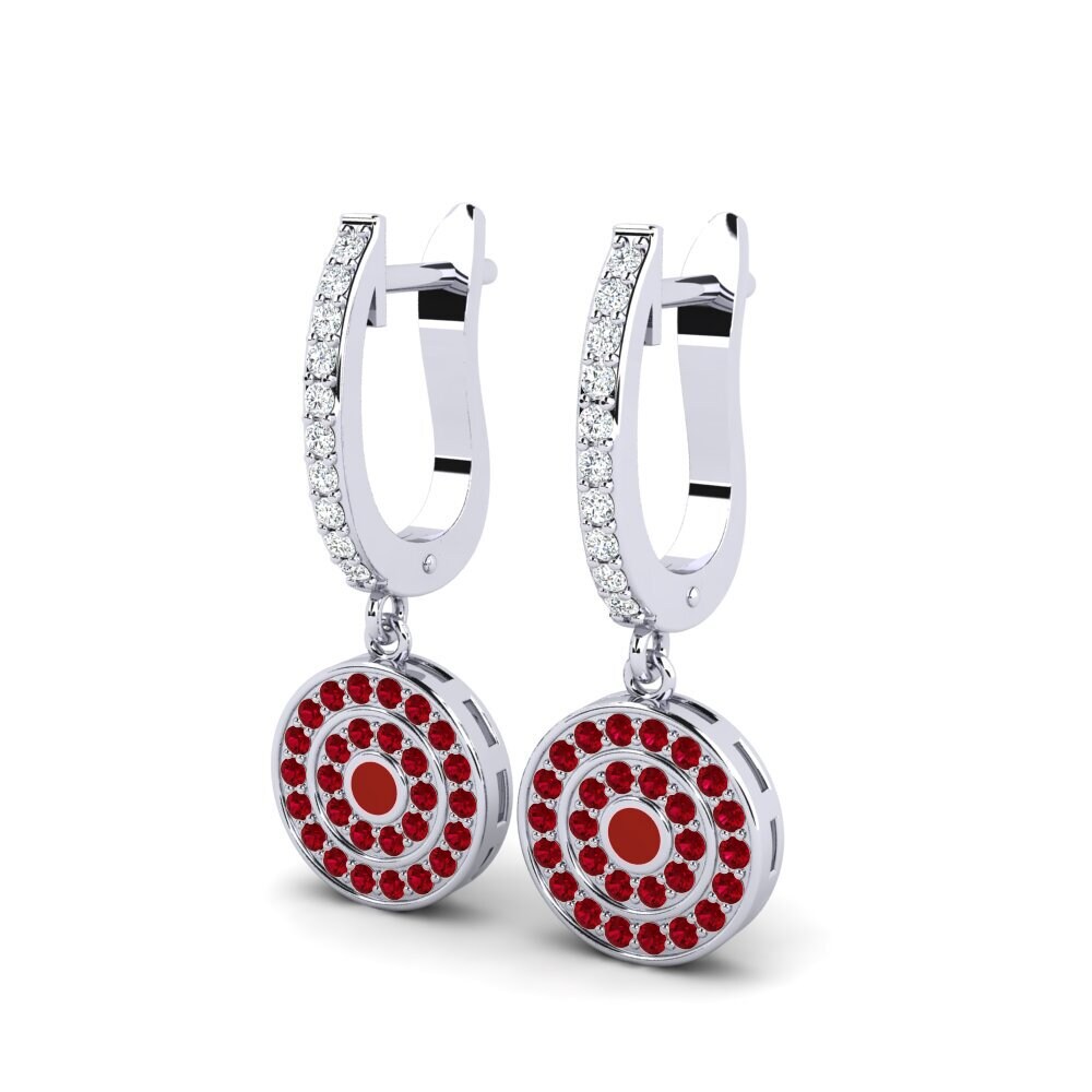 Red Zirconia Women's Earring Beche