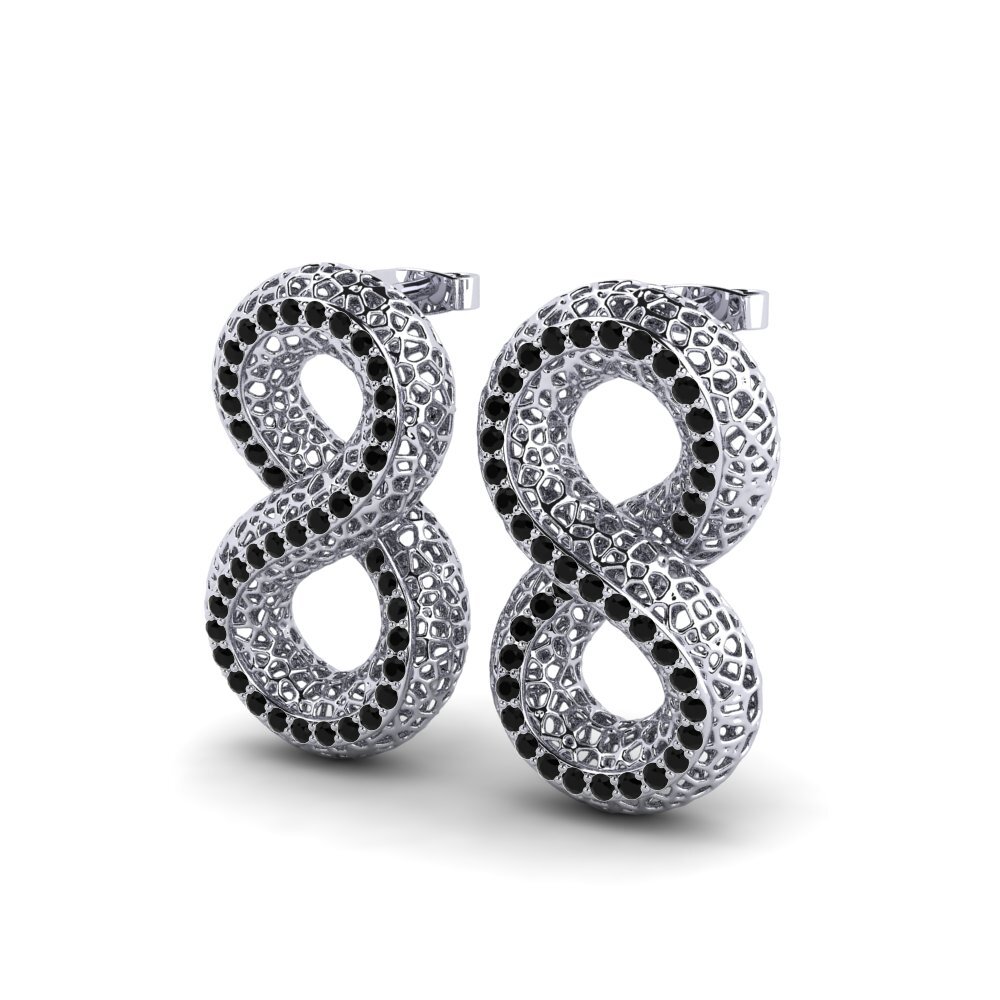 Black Sapphire Women's Earring Benevole
