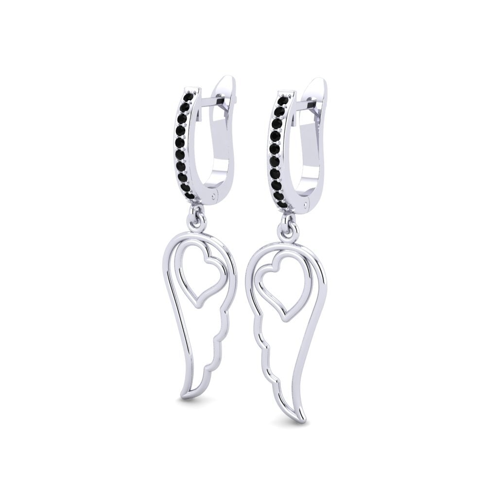 Black Sapphire Earring Binoculair