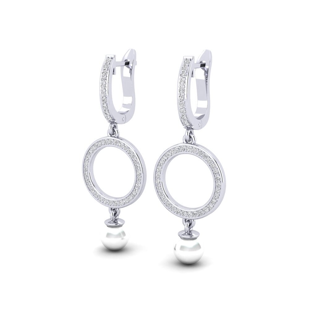 Diamante cultivado en laboratorio Pendiente de mujer Camelinda