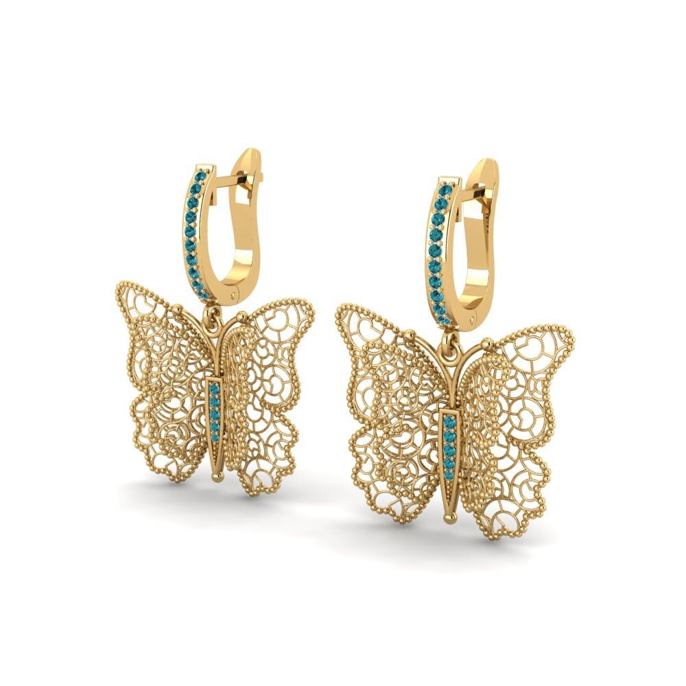 Blue Diamond Earring Cameloteni