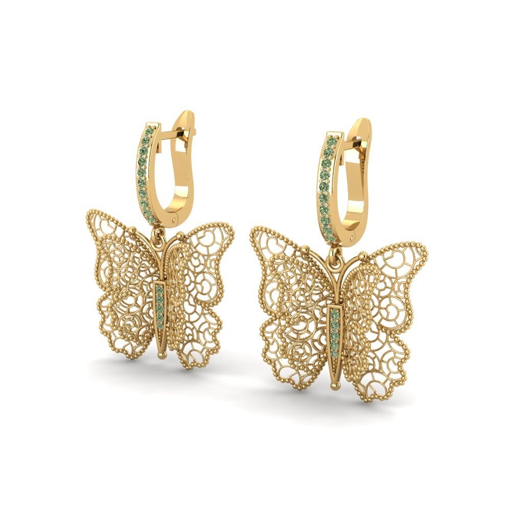 Green Diamond Earring Cameloteni