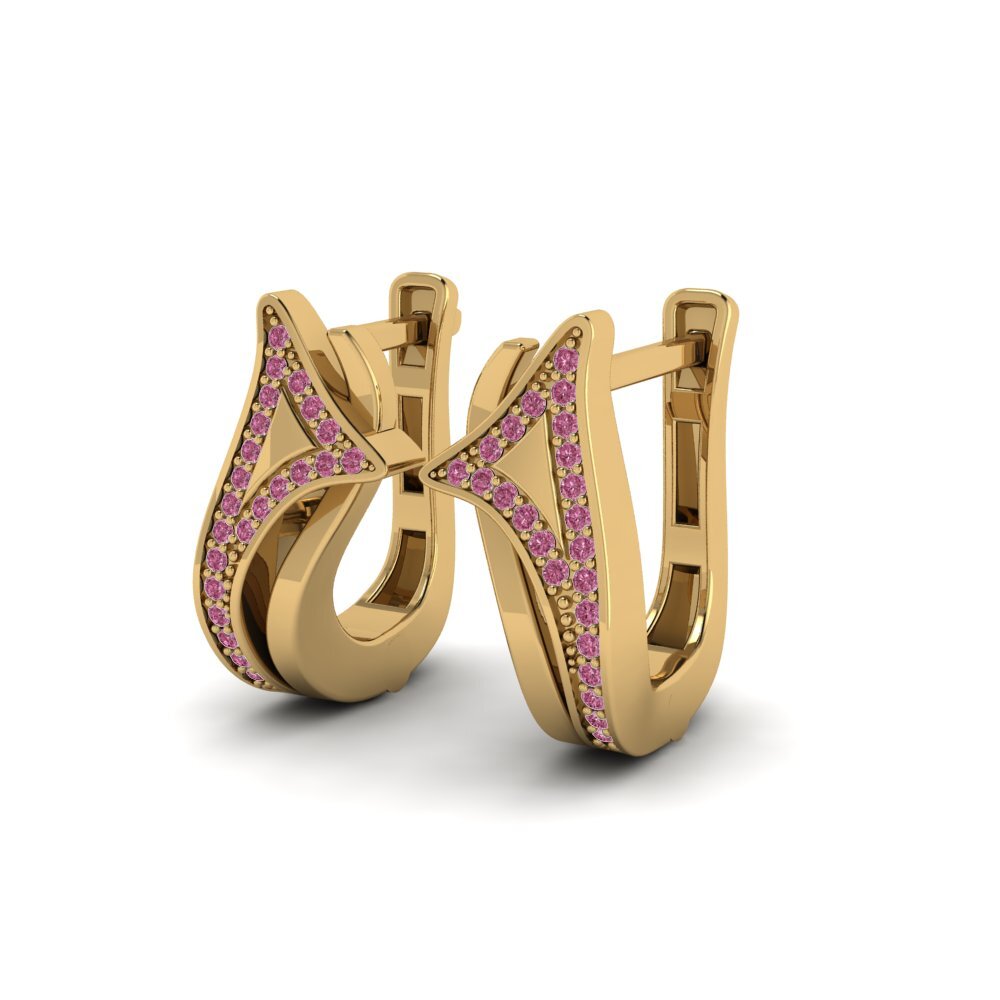 Đá Rhodolite Bông tai nữ Campagnolin