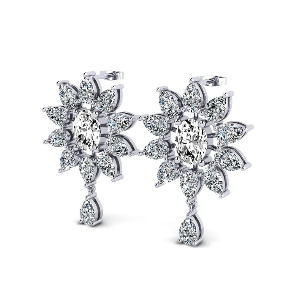 Moissanite Dames Oorbellen Maralynnos