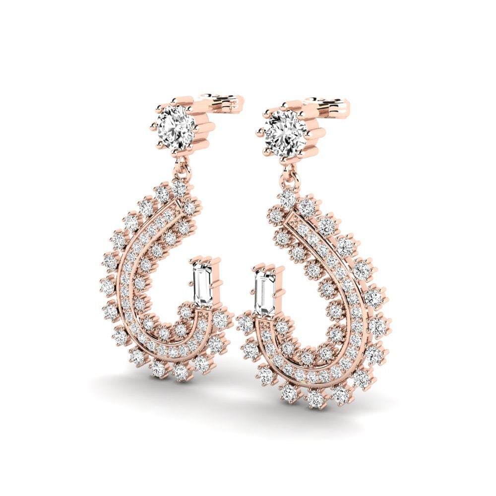 Đá Moissanite Bông tai nữ Narada