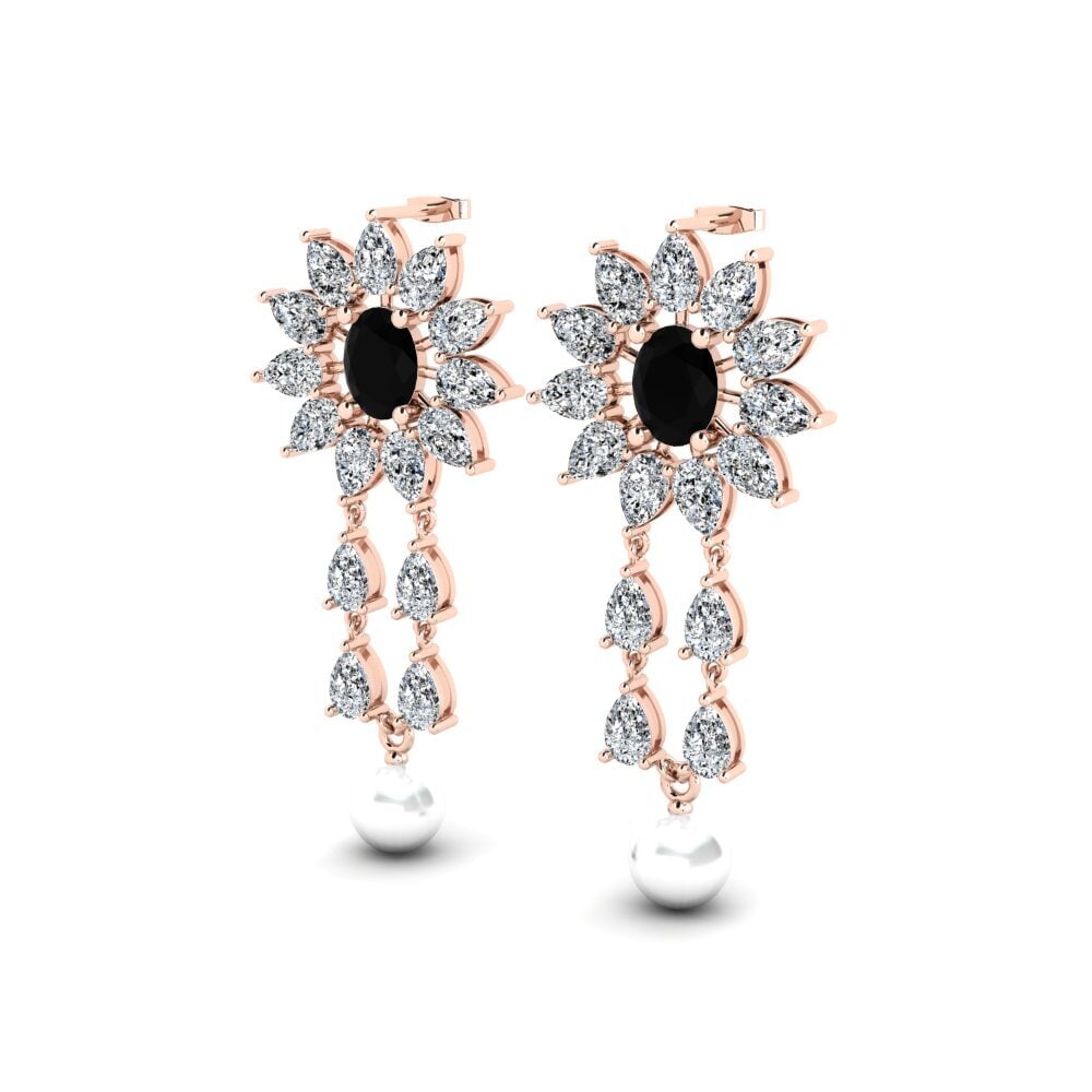 Diamante Negro Pendiente de mujer Wynn