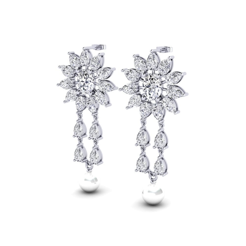 Paladio 950 Diamante Pendiente de mujer Wynn