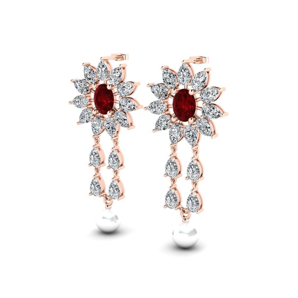 Red Zirconia Women's Earring Wynn