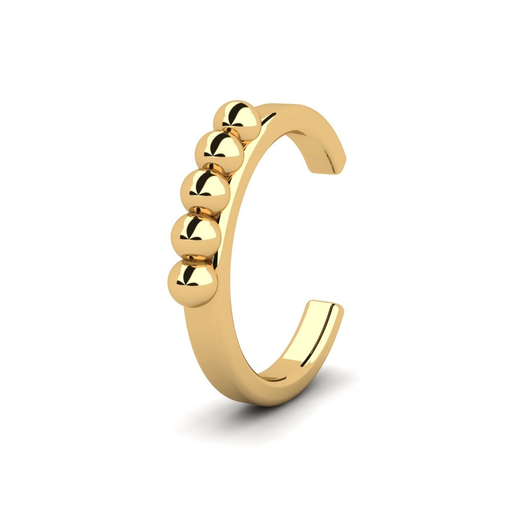 9k Oro Amarillo Pendientes Biche