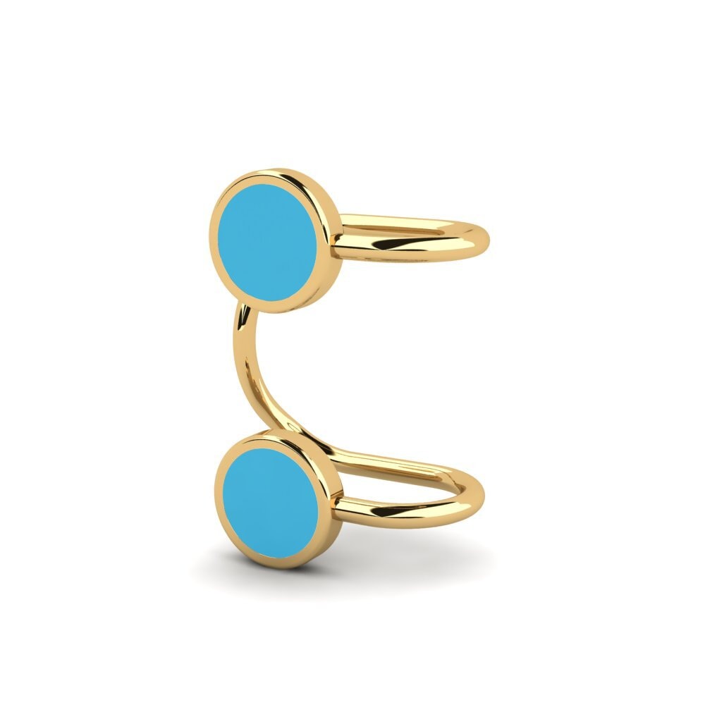 9k Oro Amarillo Pendientes Grandene