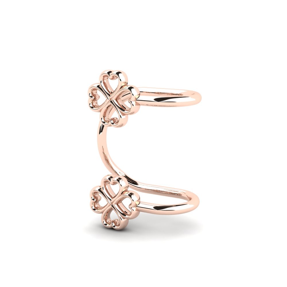 14K Rood Goud Oorbel Penney