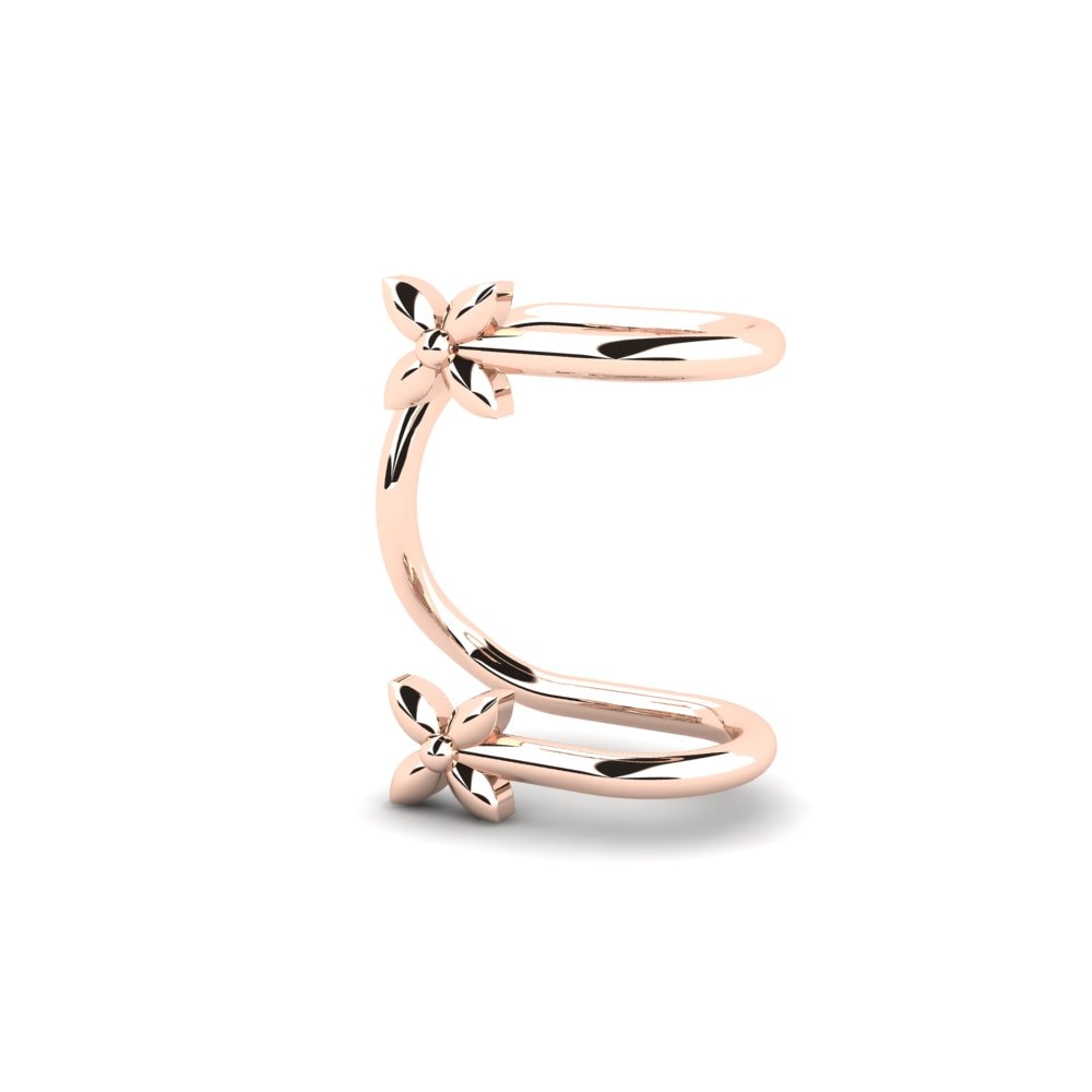 14K Rood Goud Oorbel Whetsel