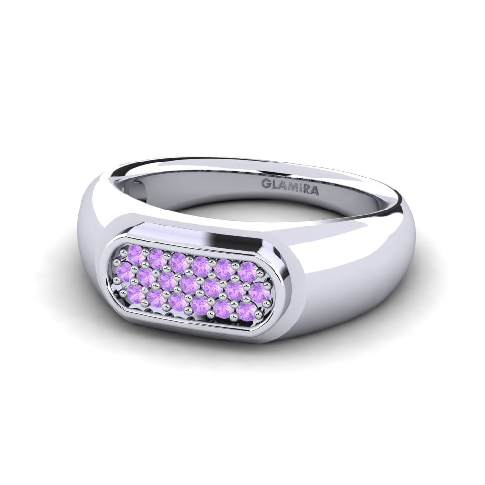 Amethyst Men's Ring Sewaddle