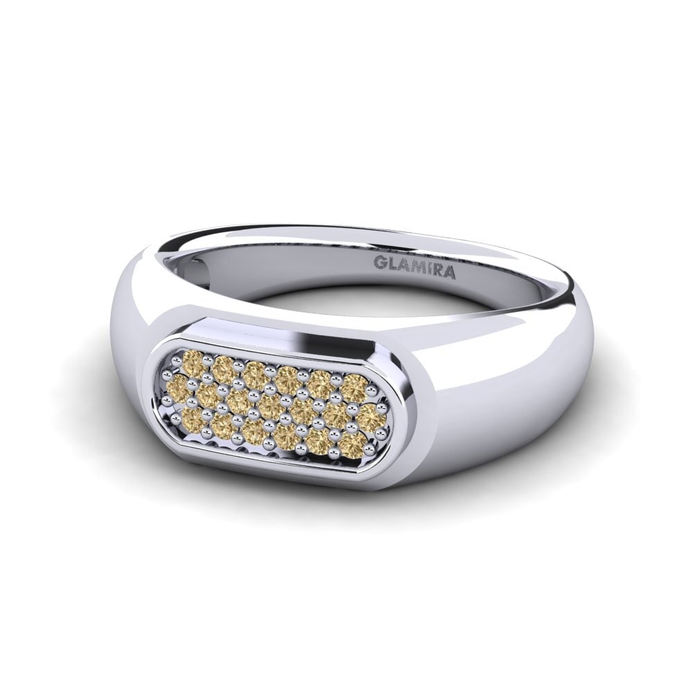 Diamant Brun Bague pour homme Sewaddle