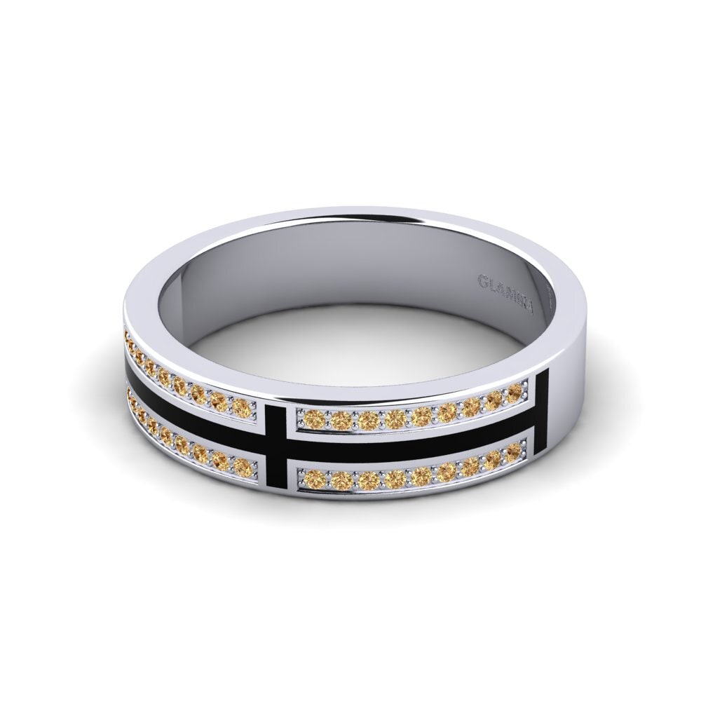 Diamant Brun Bague pour homme Surrett