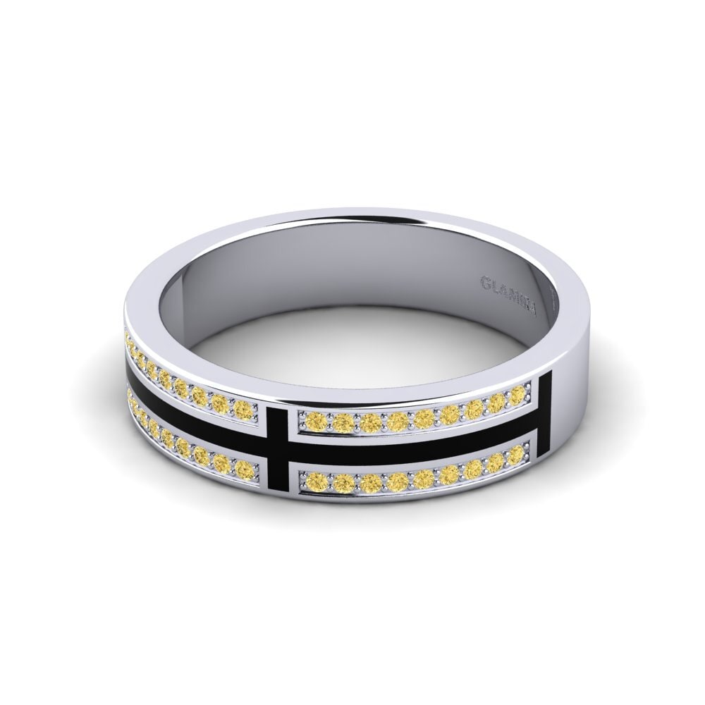 Yellow Diamond Men's Ring Surrett