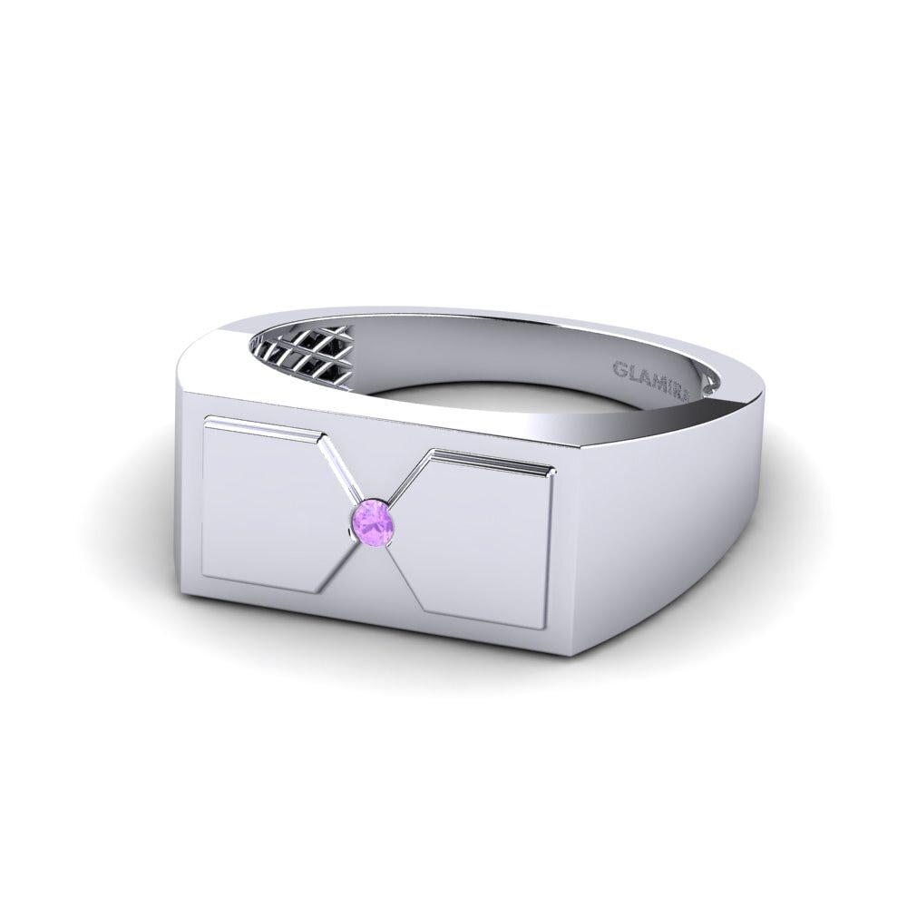 Amethyst Men's Ring Warden