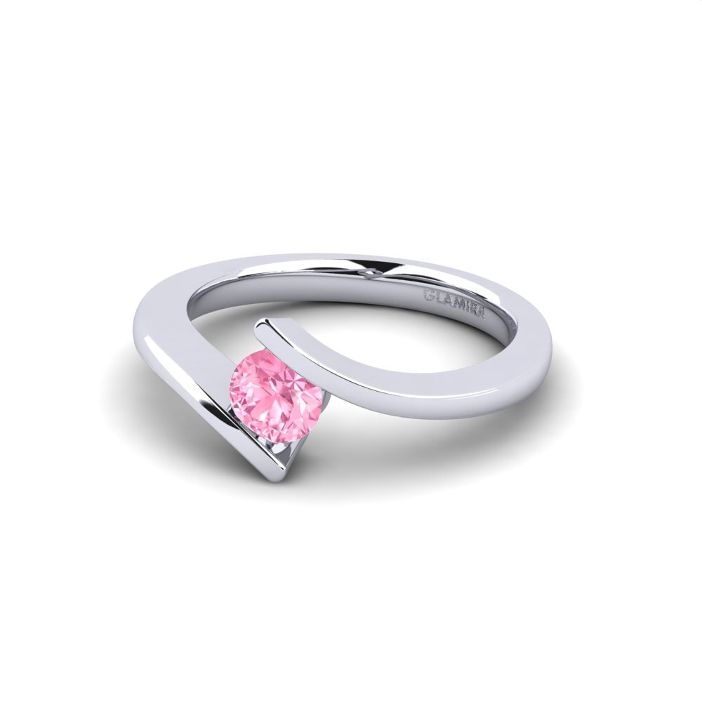 Zafiro Rosado Anillo de compromiso Storm