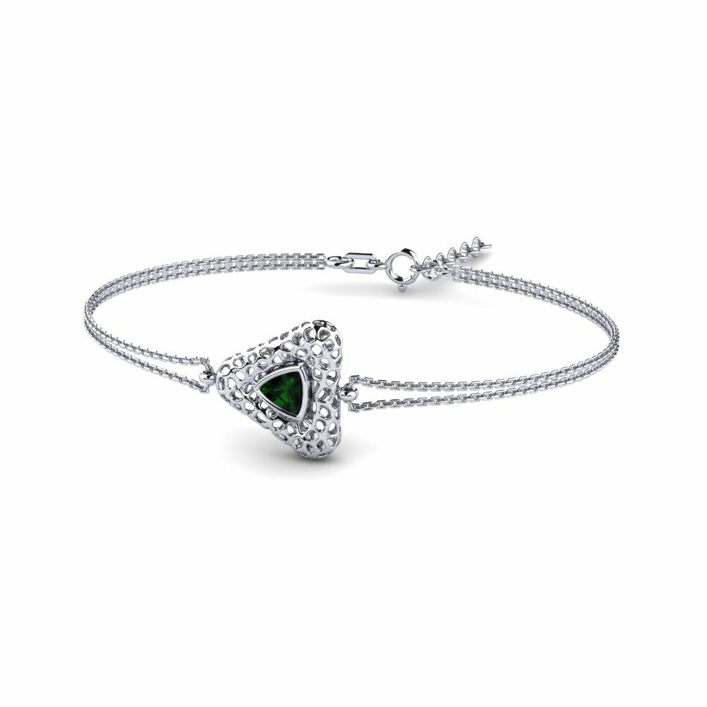 Turmalina verde Pulsera de Mujer Paulette