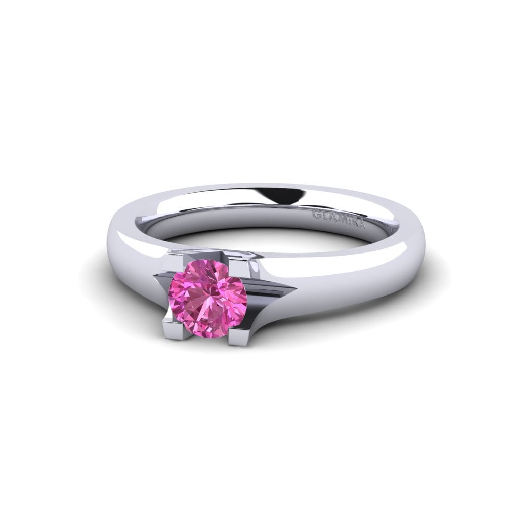 Rosa Topas Brautset Dreamy- Ring A