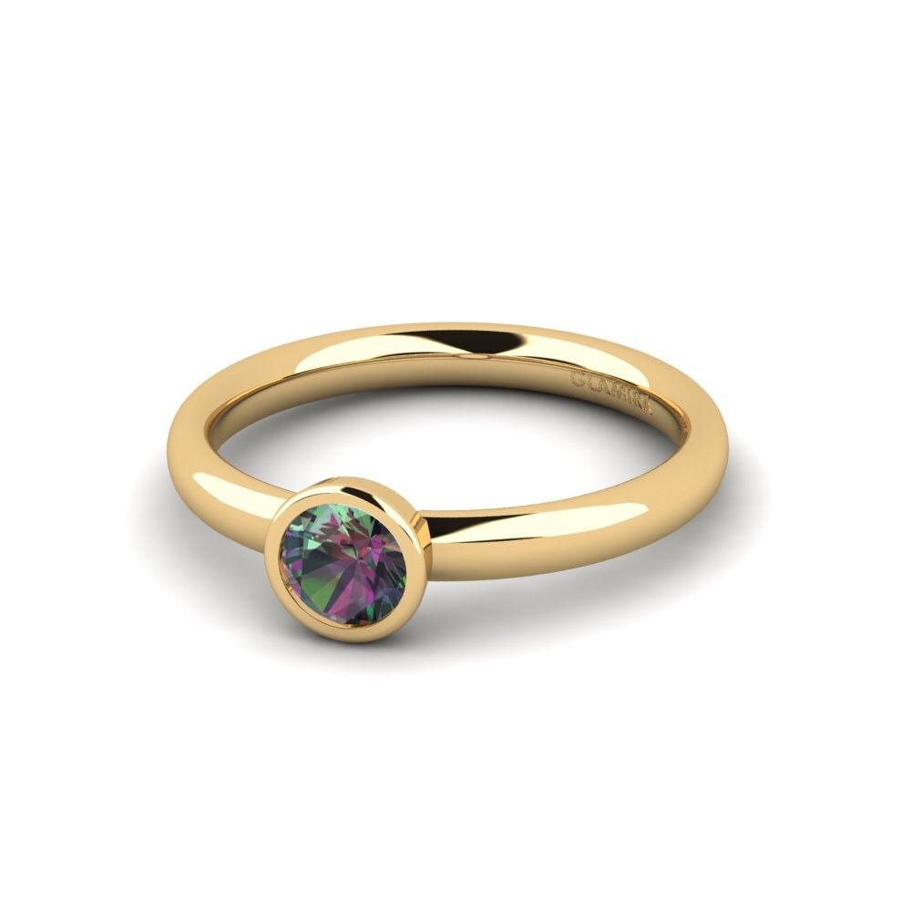 Mystic Topas Brautset True Love Ring A