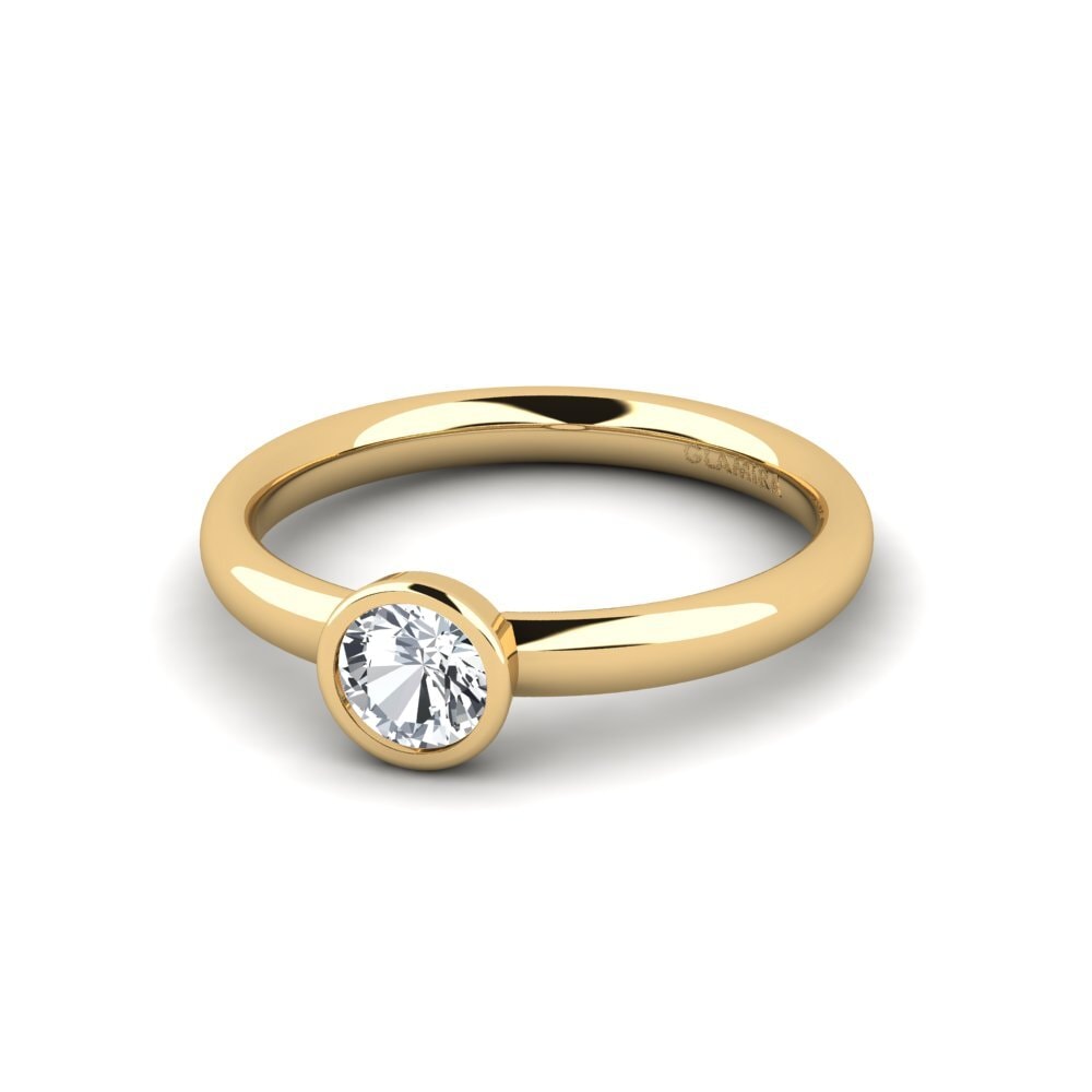 White Zircon Bridal Set True Love Ring A