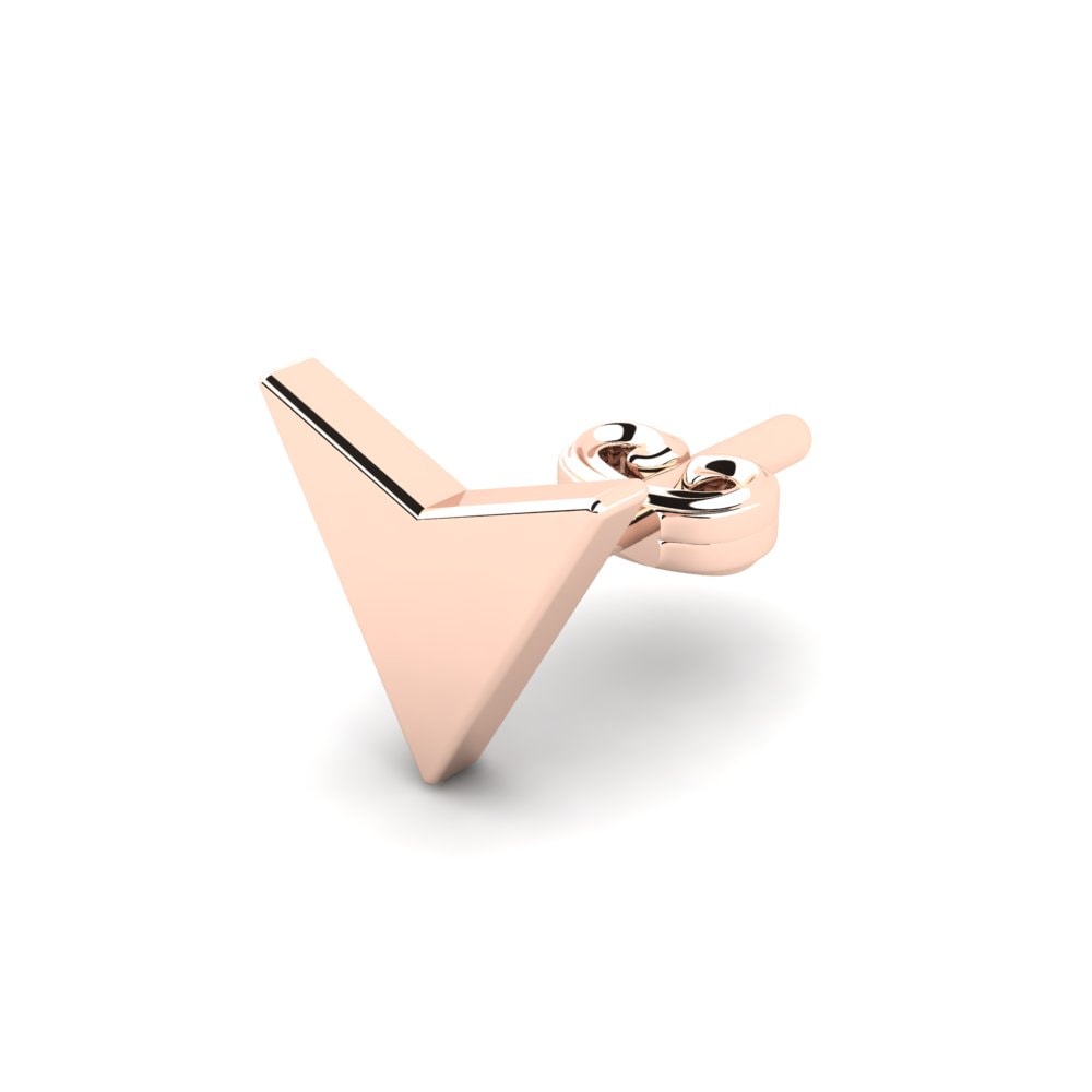 9ct Rose Gold Men's Earring Chummy