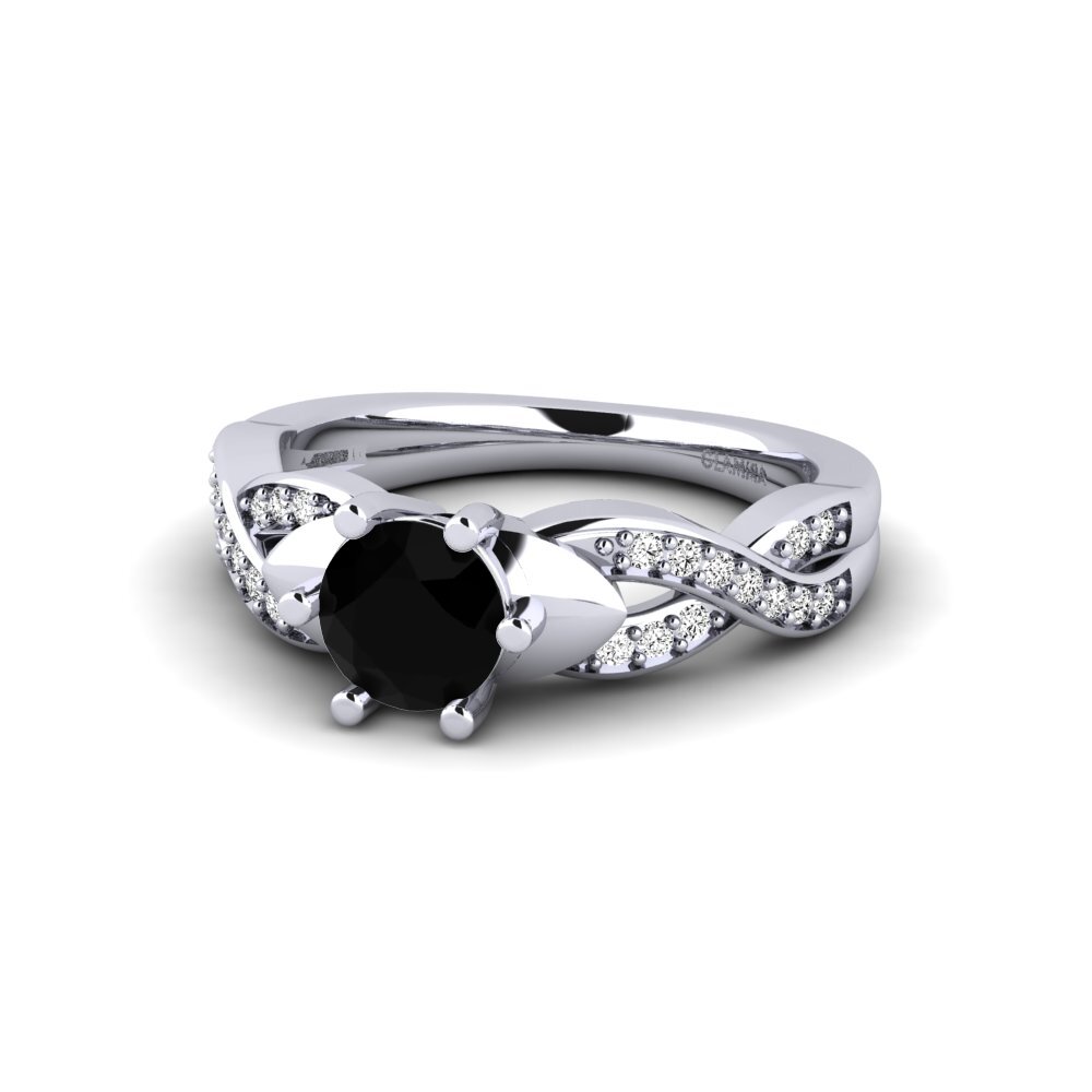 Black Onyx Bridal Set Marvelous Ring A