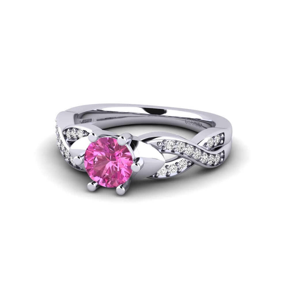Rosa Topas Brudesæt Marvelous Ring A