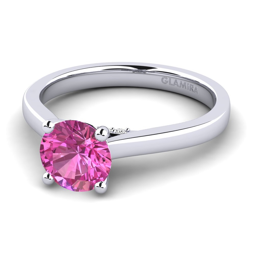 Rosa Topas Forlovelsesring Violet 1.0 crt