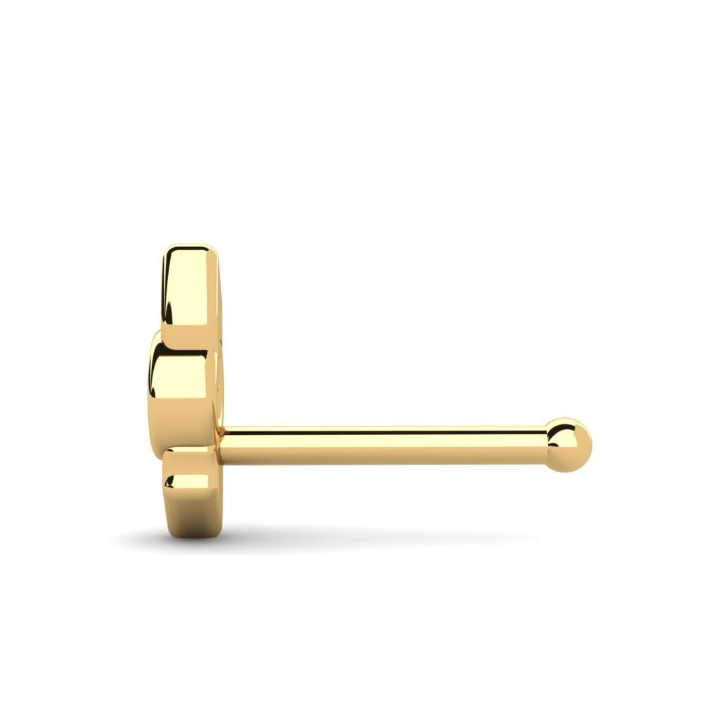 Achetez GLAMIRA Piercing Nez Earl en Or Jaune 750 Diamant 0.015 Carats ...