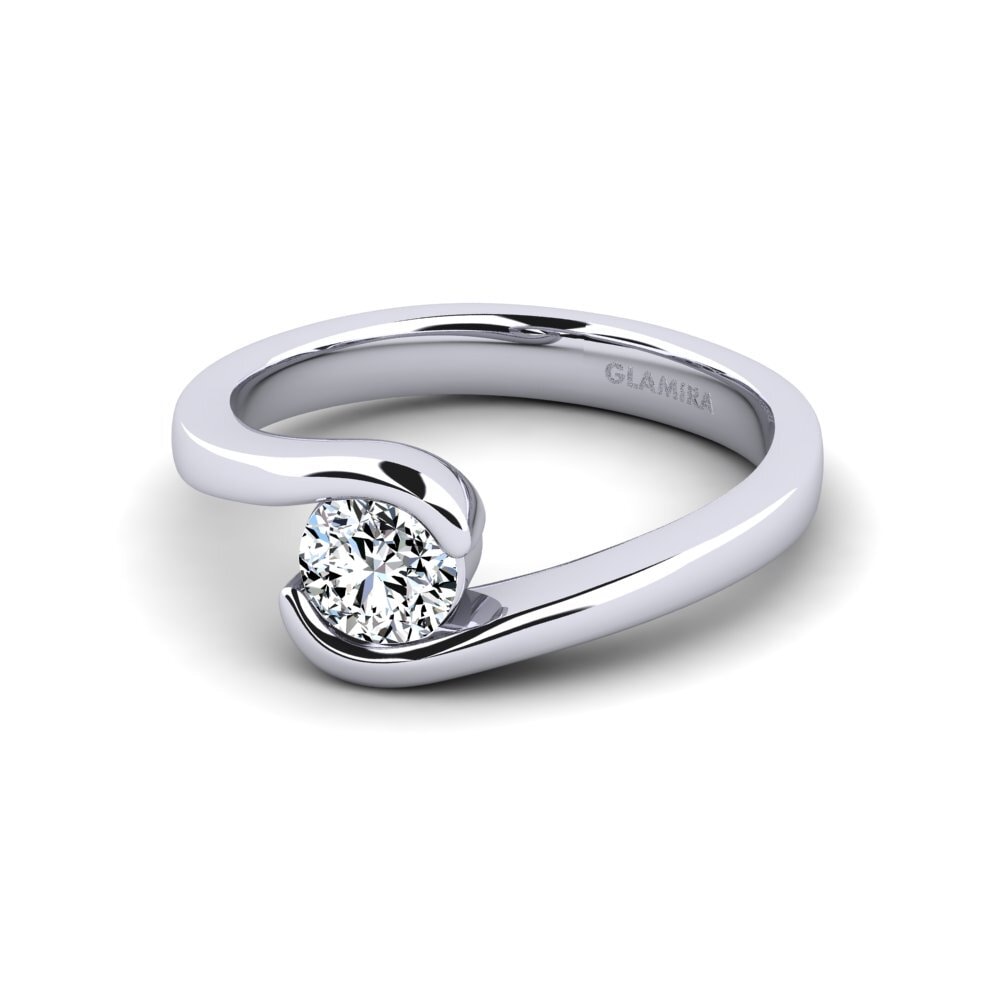 Circonita Anillo de compromiso Bridal Luxuy 0.5crt