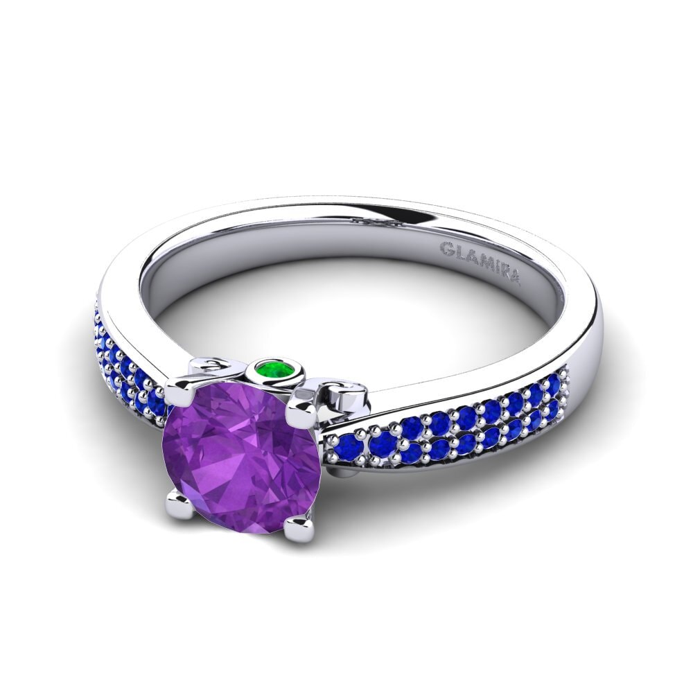 Amethyst Engagement Ring Donielle 1.0 crt
