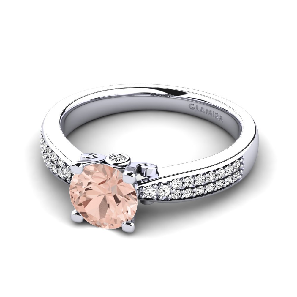 Morganita Anillo de compromiso Donielle 1.0 crt