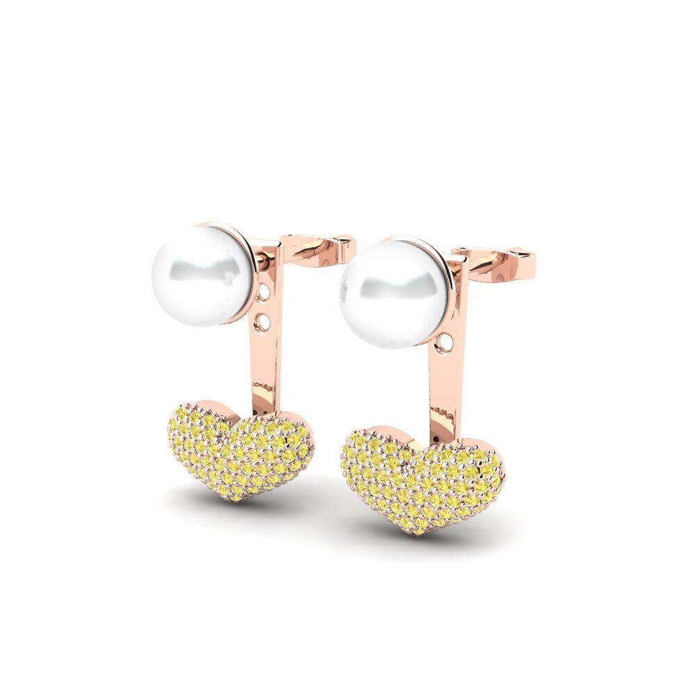 Yellow Sapphire Women's Earring Aahkyit