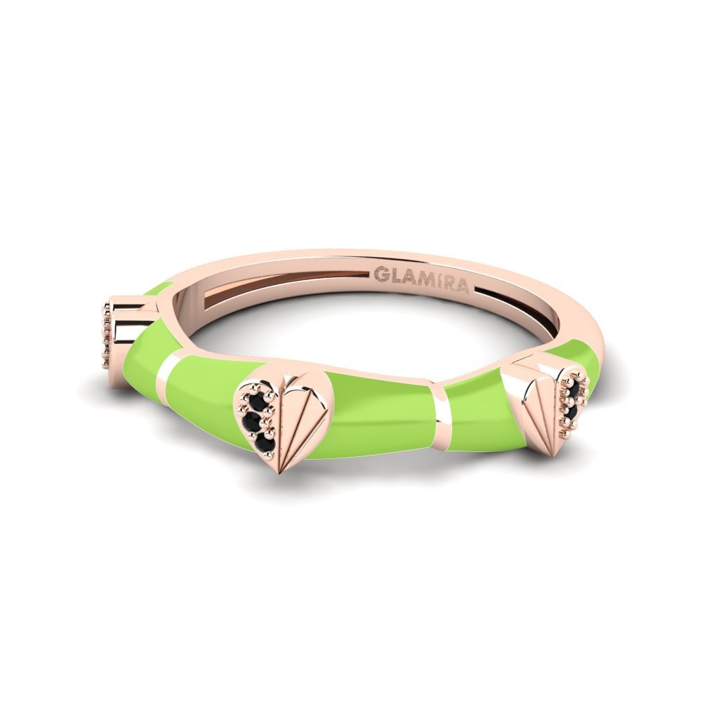 Schwarzer Saphir Ring Adeena