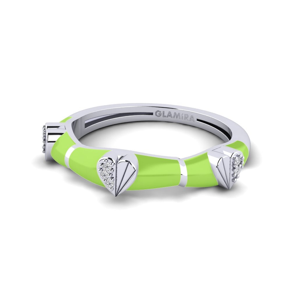 18ct White Gold Ring Adeena
