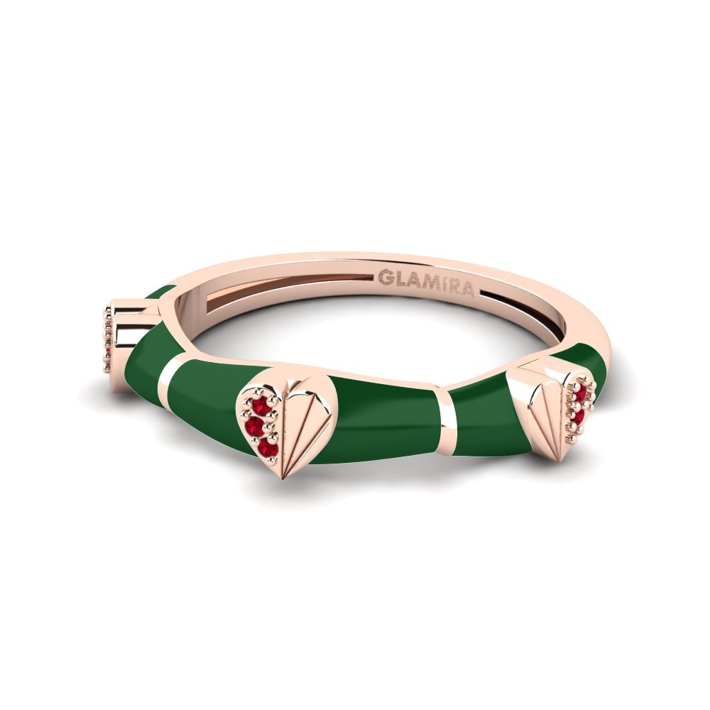Circonita Roja Anillo Adeena