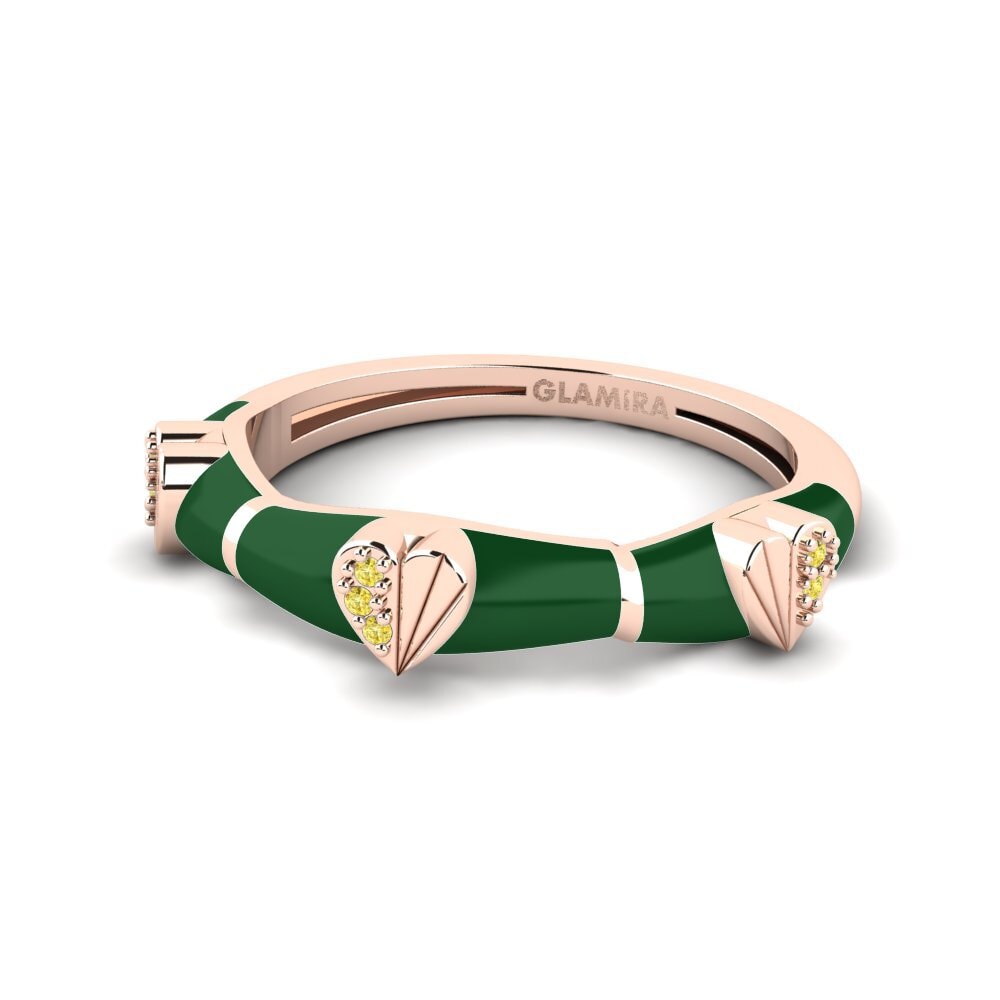 Gelber Saphir Ring Adeena