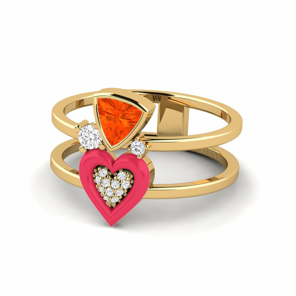 Opale de Feu Bague Affollata